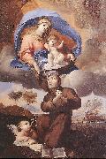 PUGET, Pierre Virgin Giving the Scapular to St Simon Stock sg oil painting picture wholesale